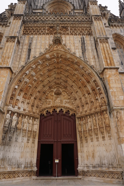 Entrée du monastère de Batalha