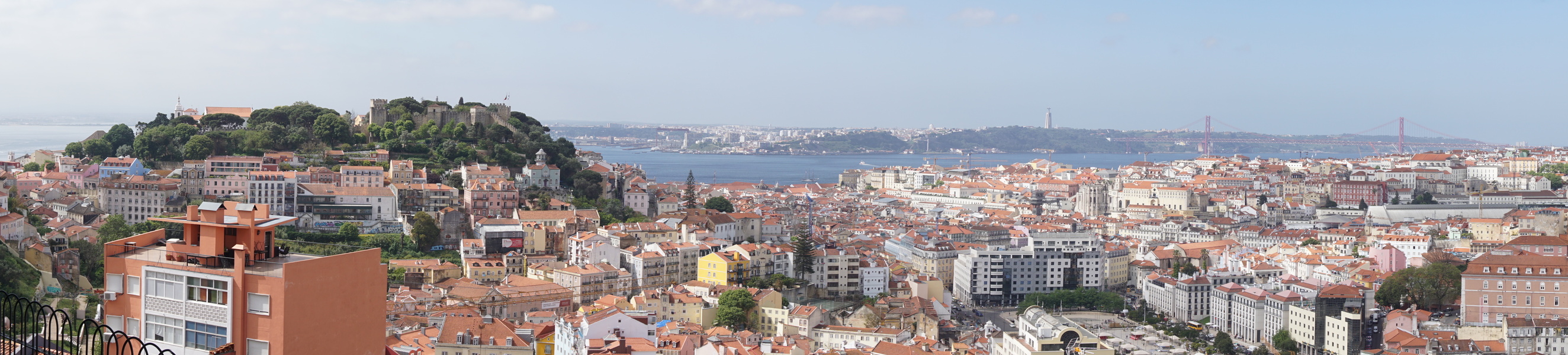 Vue sur Lisbonne depuis le point de vue de Nossa Senhora do Monte