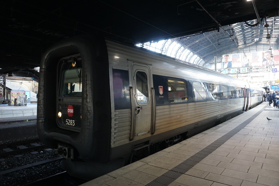 Le train Hambourg - Copenhague
